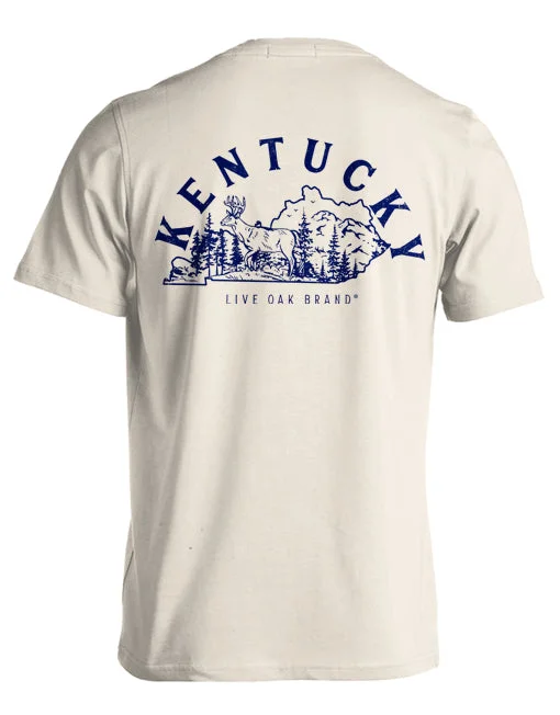 STATE OUTLINE, KENTUCKY Casual Men's Loose