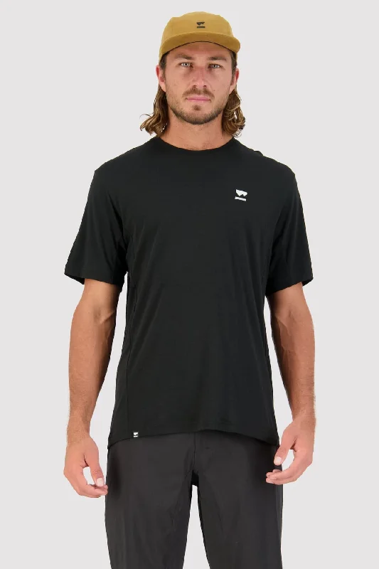 Tarn Merino T-Shirt - Black Refined Men's Velvet