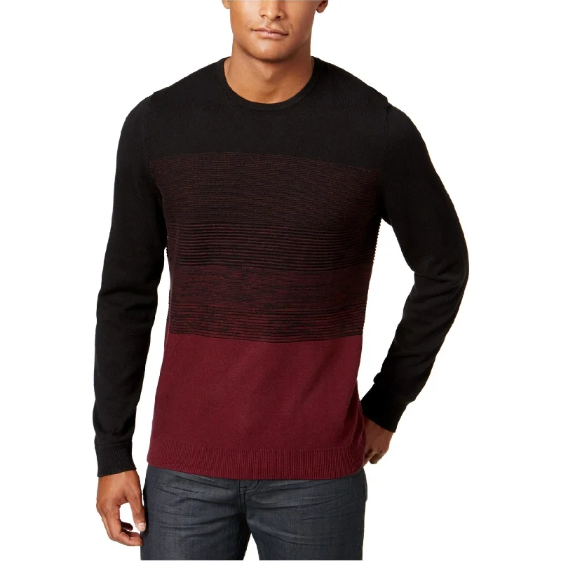 Alfani Men's Colorblocked Sweater Deep Black Size Extra Large - XL Beach