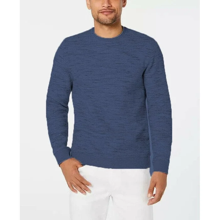 Alfani Men's Heathered Sweatshirt Navy Size 3 Extra Large - XXX-Large Refined Men's Classic 