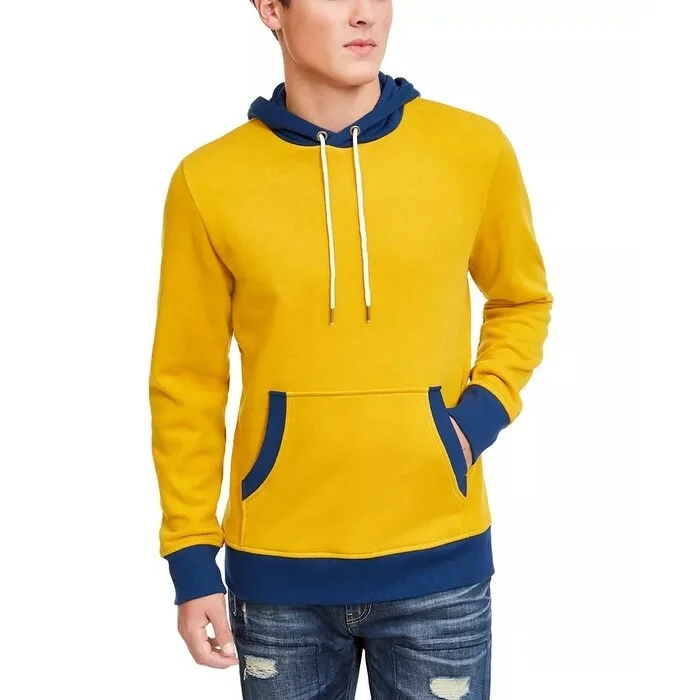 American Rag Men's Blocked Trim Hoodie Gold Size X-Large Adventure