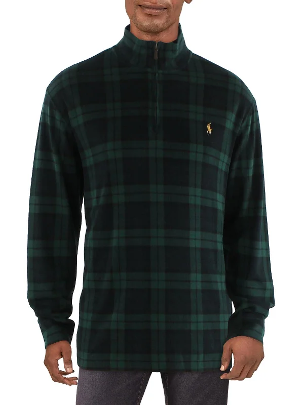 Big & Tall Tartan  Mens Logo Ribbed Pullover Sweater Earthy Men's Hemp