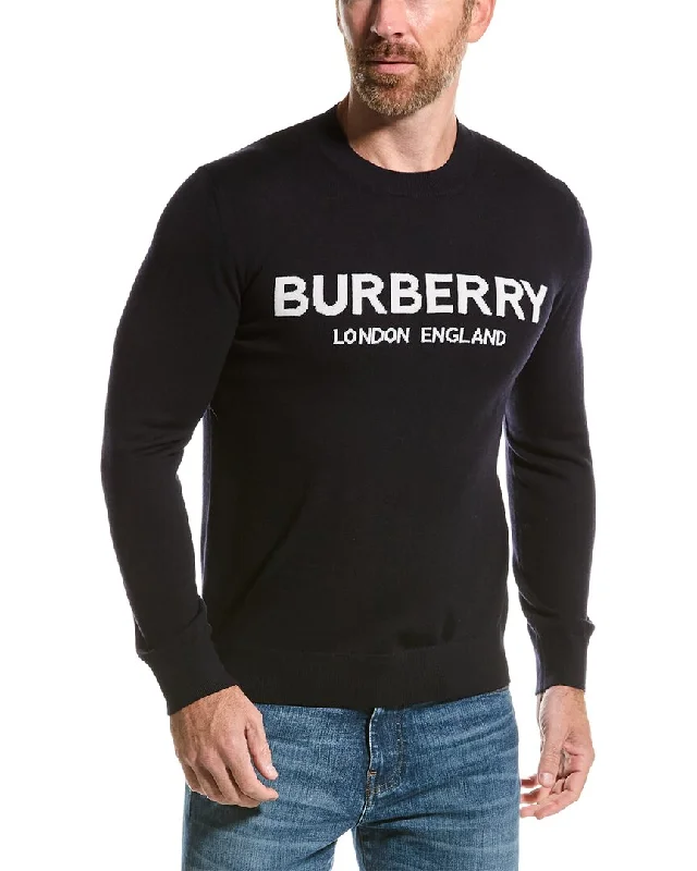 Burberry Wool-Blend Sweater Athletic Men's Compression