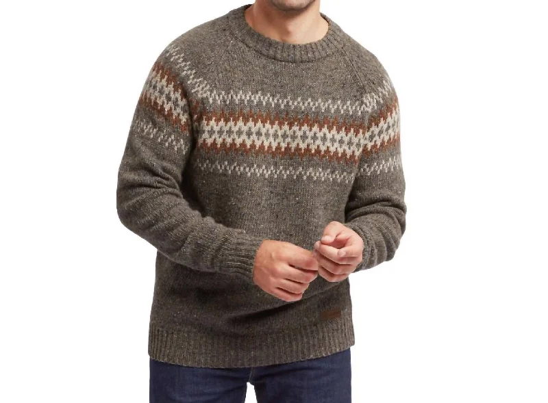 Dumji Sweater In Maato Grey Unique Men's Upcycled