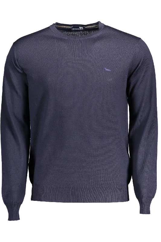 Harmont & Blaine Elegant Crew Neck Wool Men's Sweater Bohemian Men's Free