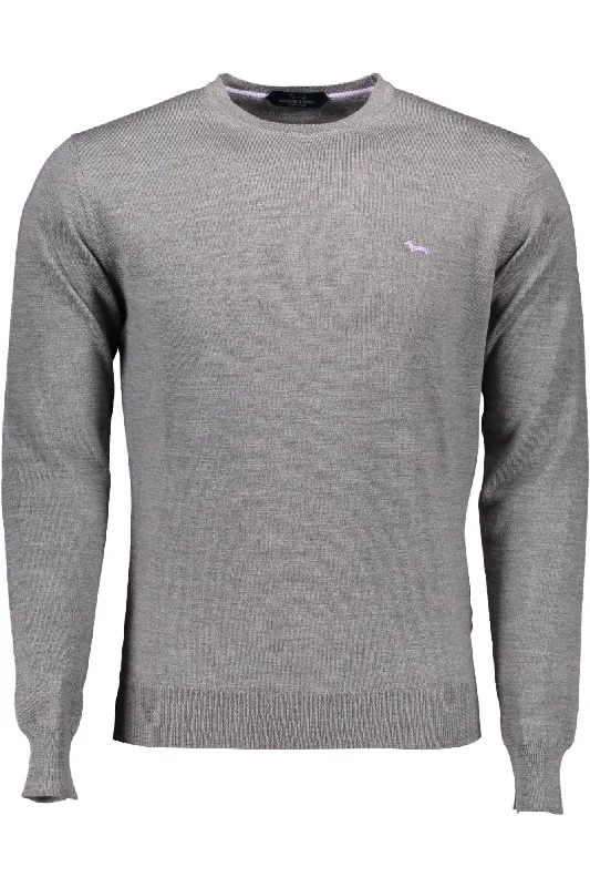 Harmont & Blaine Elegant  Wool Sweater for Men's Men Refined Men's Velvet