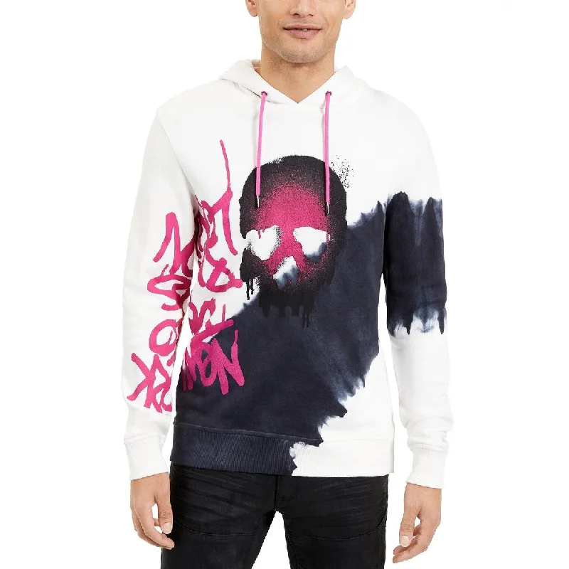 INC International Concepts Men's Graffiti Skull Hoodie Black Size 2 Extra Large Dynamic Men's High