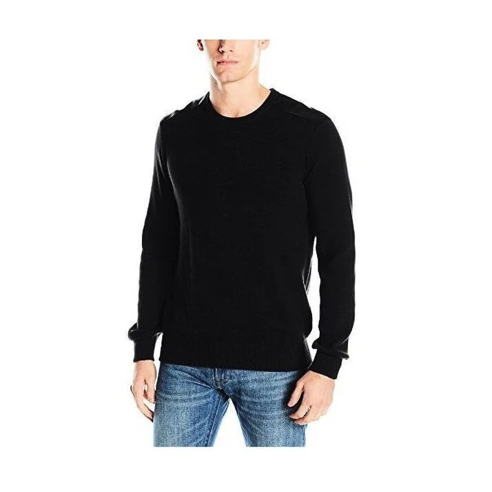 Kenneth Cole Reaction Mens Crew-Neck Sweater Black - XL Sophisticated Men's 