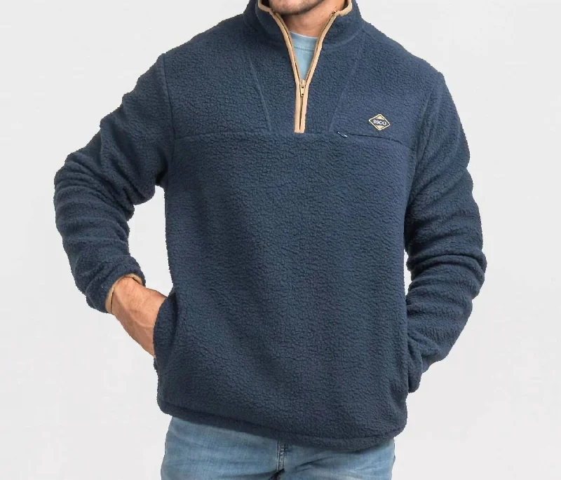 Kodiak Fleece Pullover In Eclipse Dynamic Men's Moto