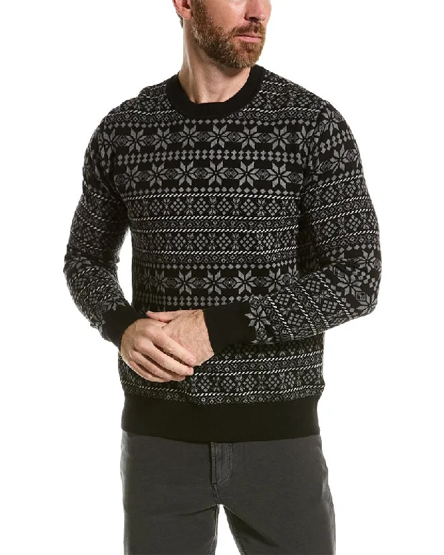 Loft 604 Fairisle Crewneck Sweater Streetwear Style