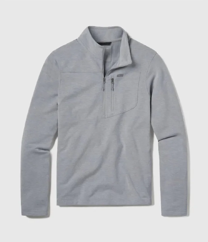 Men's Midtown Pullover In Monument Refined Men's European