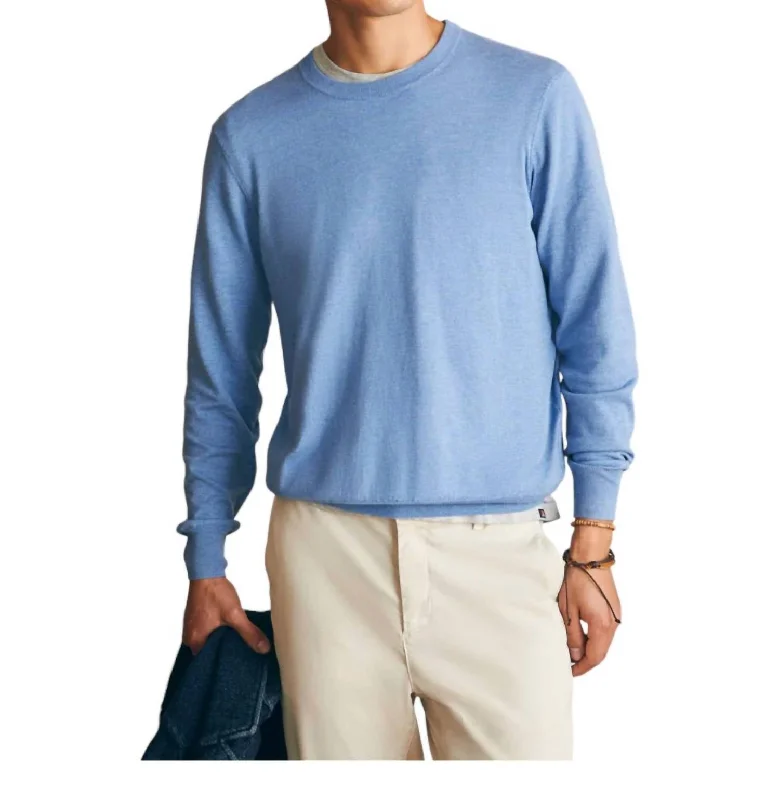 Movement Crewneck Sweater In Azure Sky Heather Sporty Men's Tennis