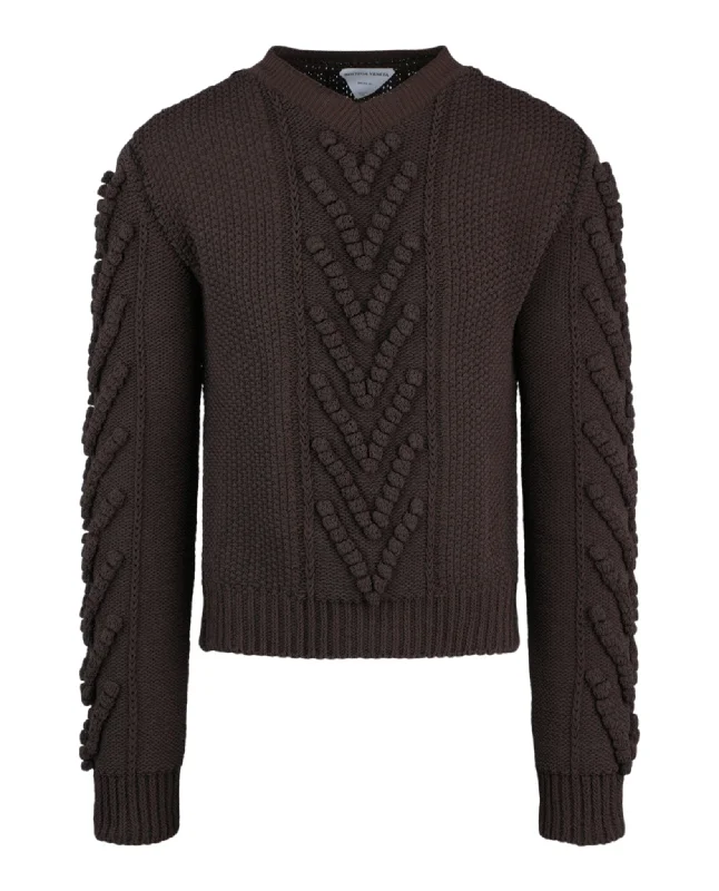 Pullover Woven Sweater Refined Men's Velvet