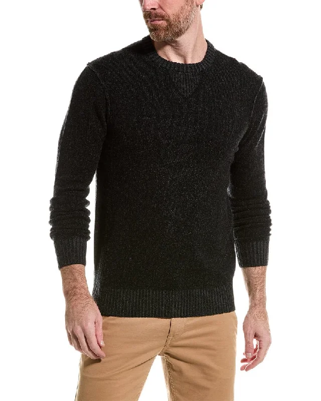 Raffi Wool & Cashmere-Blend Crewneck Sweater Traditional Men's Country