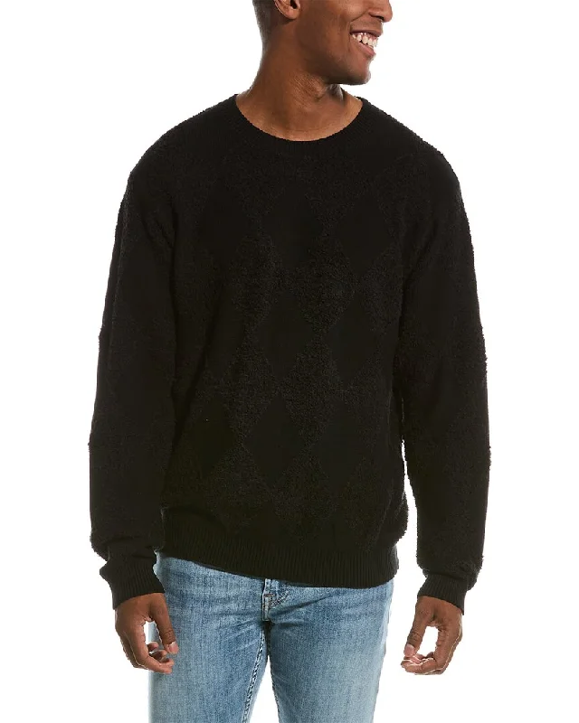 RtA Creed Sweater Sleek Men's Metallic