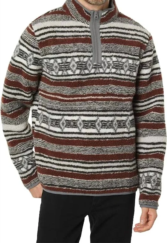 Southwestern Sherpa Utility Jacket In Multi Elegant Men's Cashmere