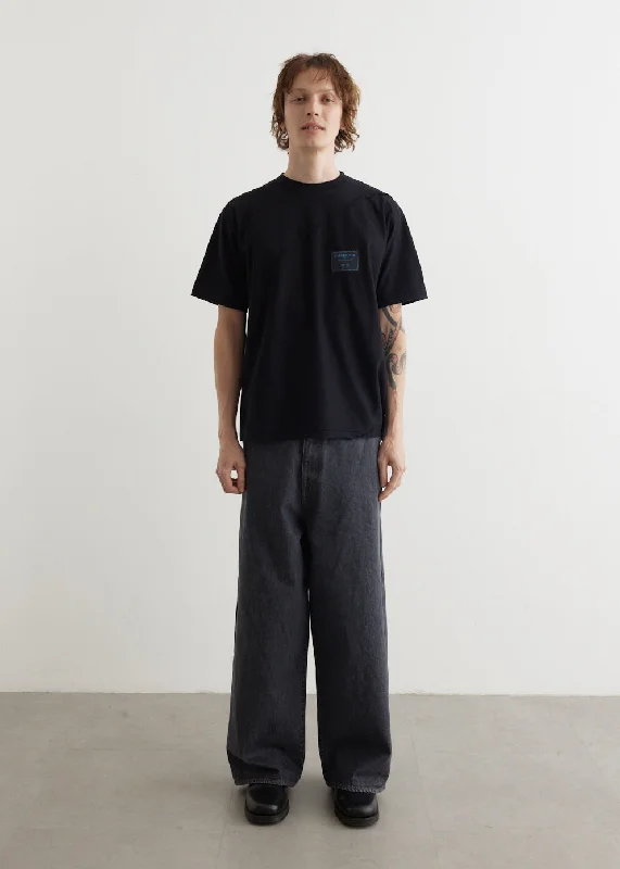 14oz Denim Port Baggy Pants Laid