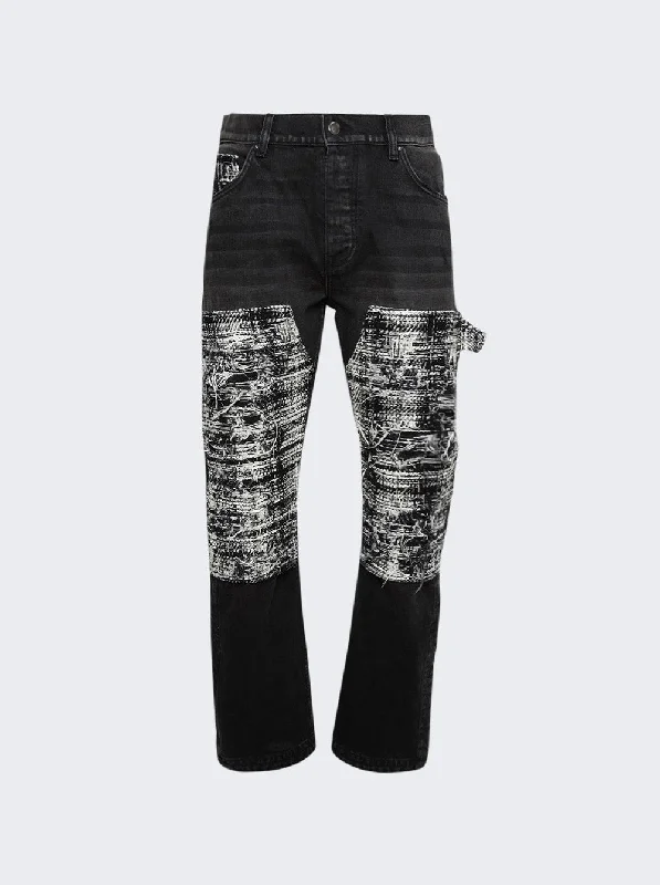 Boucle Patch Carpenter Jean Practical Men's Multi