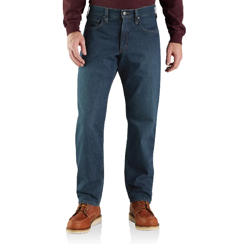 Carhartt Men's Rugged Flex®  Relaxed Fit Fleece-Lined 5-Pocket Jean Relaxed Men's Beach