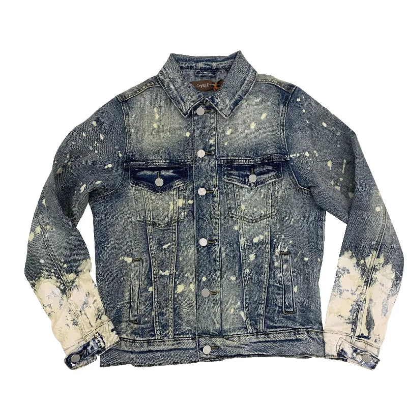 CRYSP DENIM JACKET BERING INDIGO PAINT Tough Men's Military