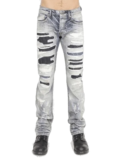 CULT OF INDIVIDUALITY REBEL STRAIGHT JEANS 67B7-R12M Streetwear Style