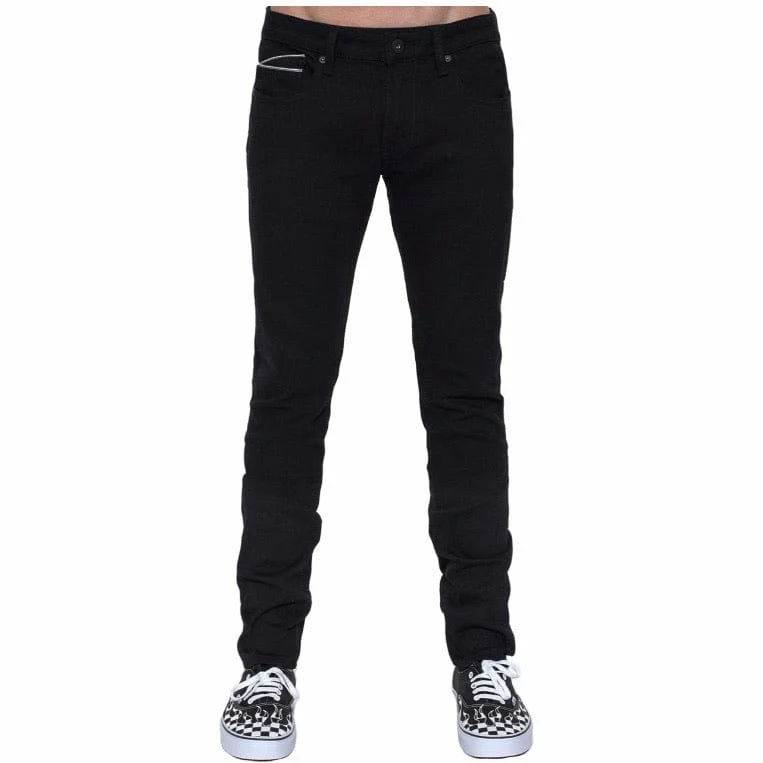 Cult Of Individuality Rocker Slim Premium Stretch Jeans (Black) 69A0-RS03L Artistic Men's Avant