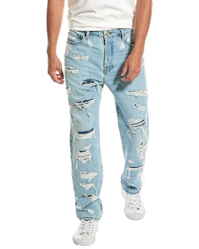 FRAME Denim Gate Low-Rise Relaxed Straight Jean Refined Men's Velvet