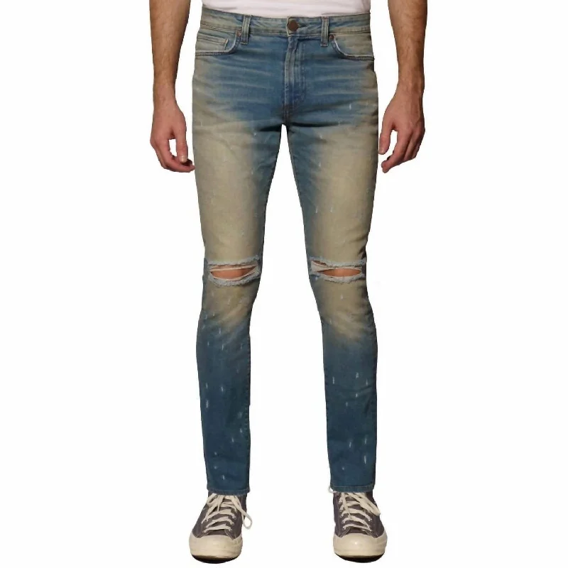 Greyson Distressed Jean In Destructed Marrakesh Traditional Men's Wool