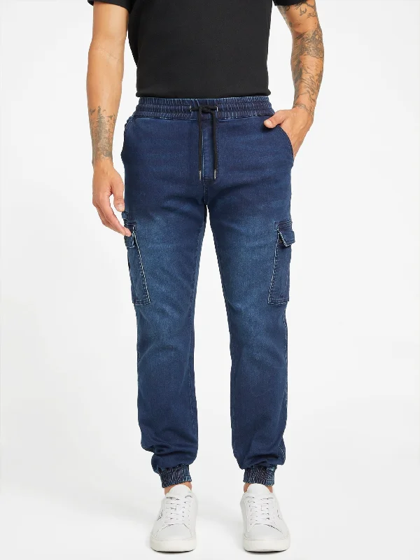 Jenner Denim Joggers Laid