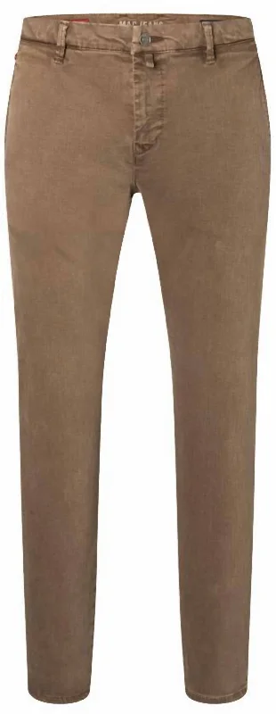 Men Drivers Pant In Hazelnut Casual Men's Short