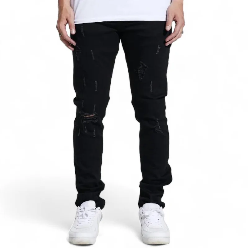 Men's Atlantic Denim Jean In Jet Black Business