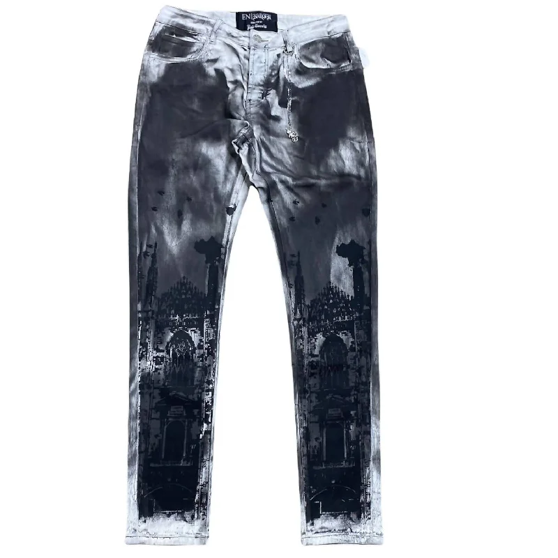 Men's Hendrix Denim Jean In Black Fade Street