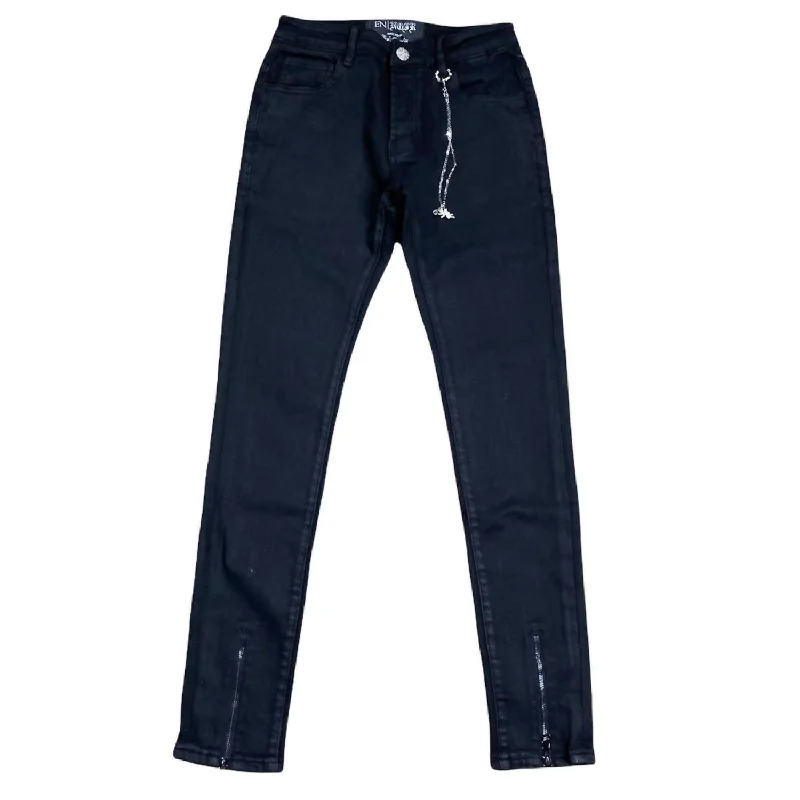 Men's Lennon Denim Jean In Jet Black Bold Men's Statement