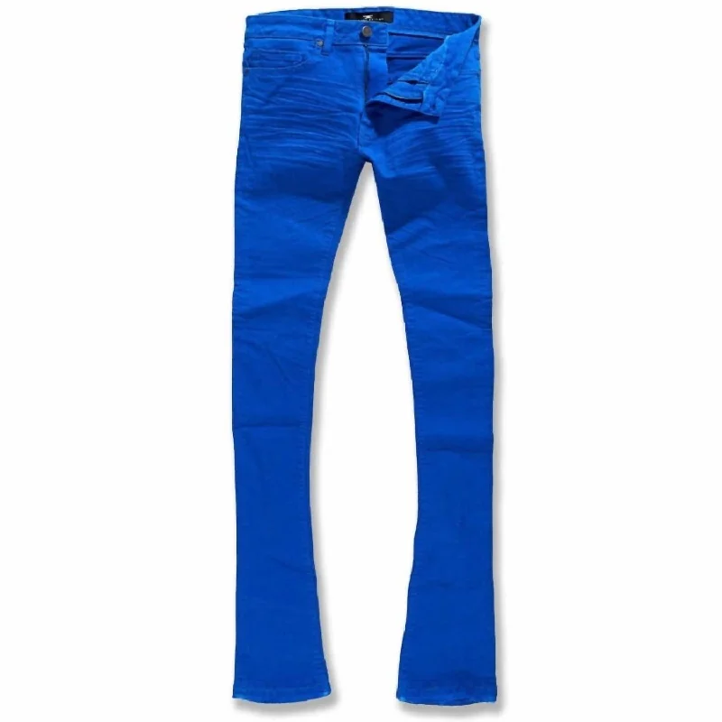 Men's Martin Stacked Kingsbridge Denim Jean In Royal Tailored