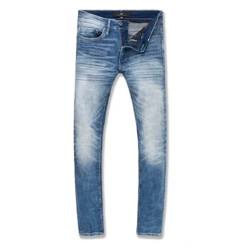 Men's Ross Hamilton Pure Denim Jean In Aged Wash Dynamic Men's High