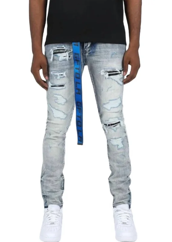 Men's Scotty Denim Jean In Light Wash Luxurious Men's High