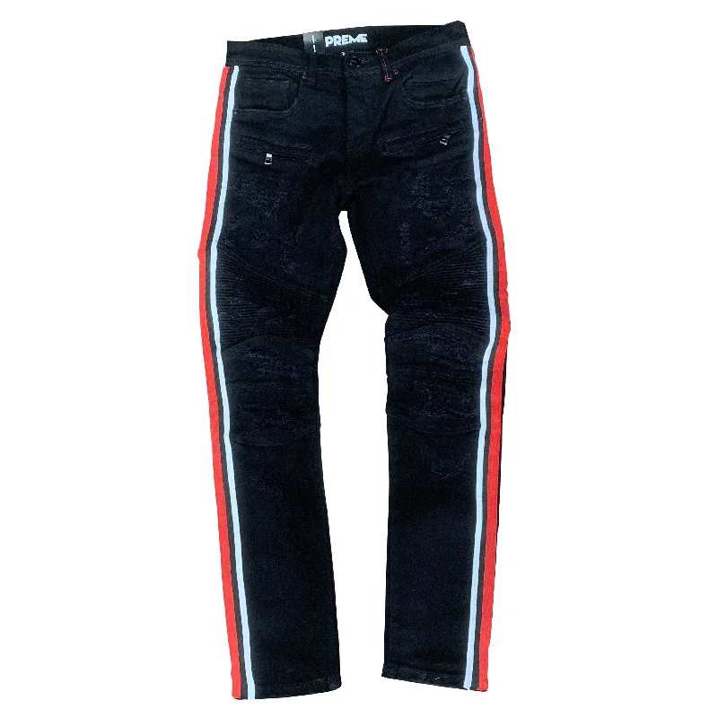 PREME JEAN RUSSEL TAPE BLK/RED Organic