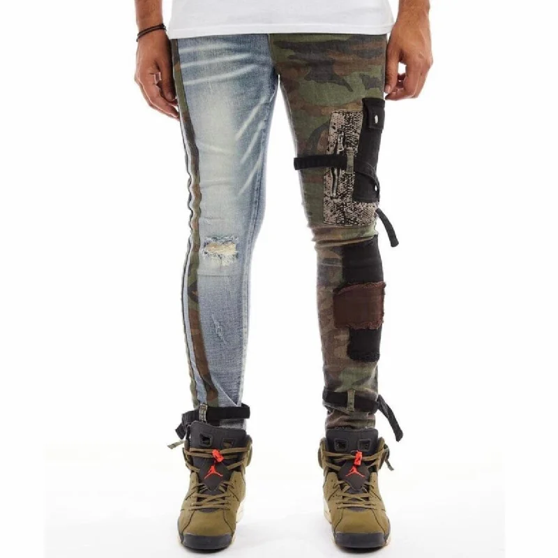 Reelistik Gobi Tech Denim (Split Camo) Polished Men's Silk