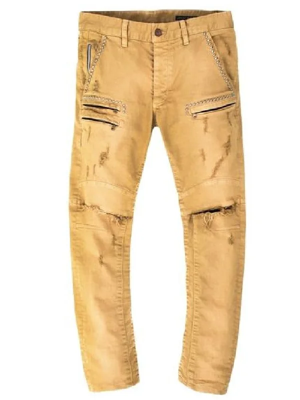 Rockstar Tory Biker Jeans (Camel) RSM265-BLL British Gentleman Style