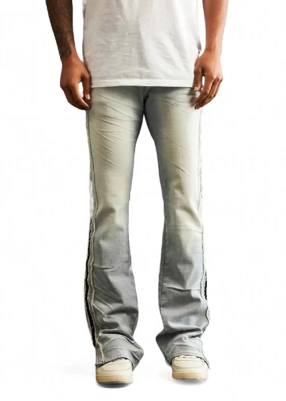 Ross Denim Jean In Light Stone Dynamic Men's Glow