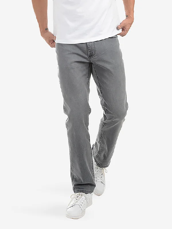 Straight Stone Jeans Confident Men's High