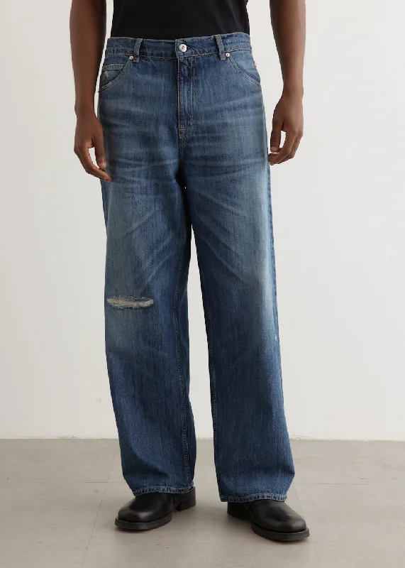 Vast Cut Jeans Minimalist Men's Casual 